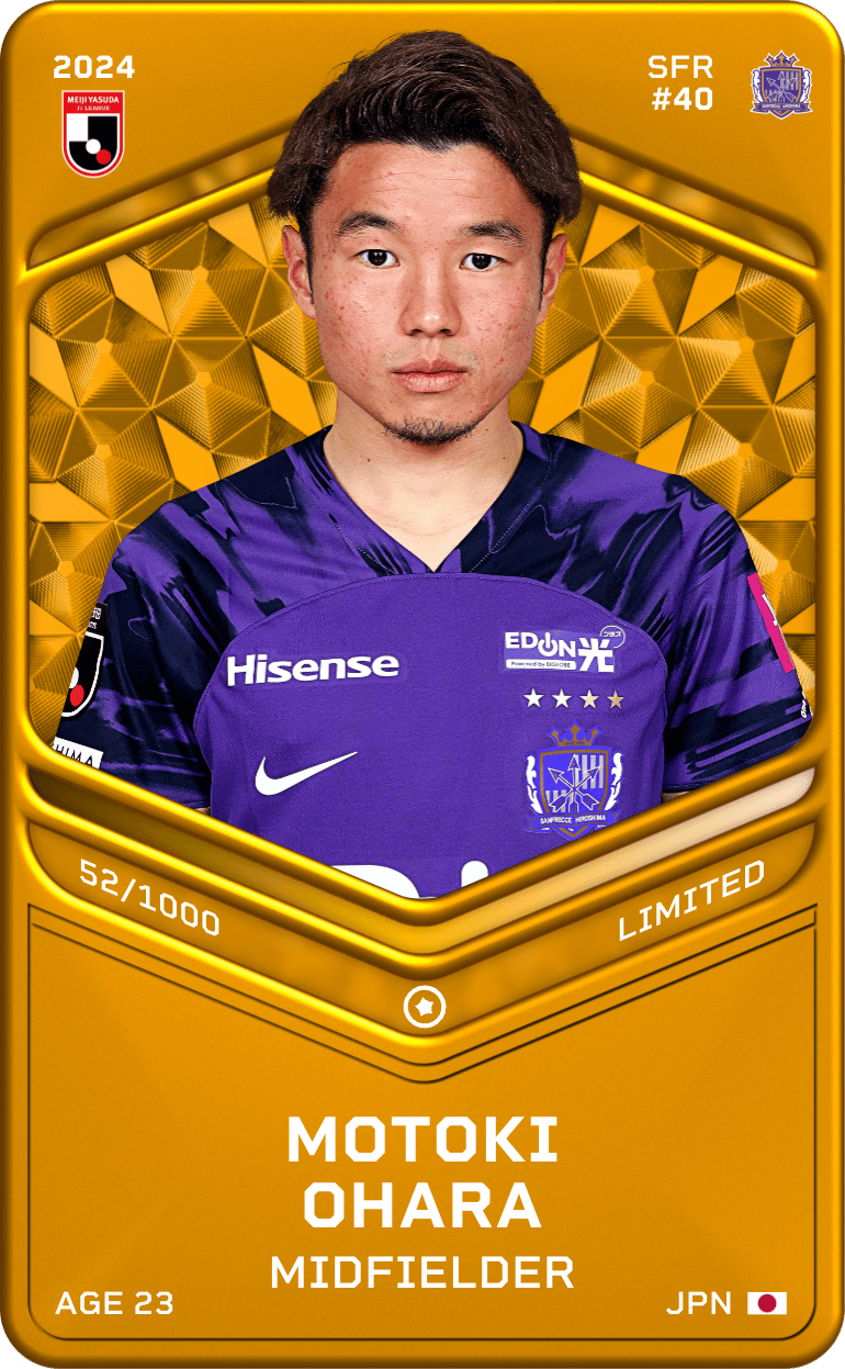 Motoki Ohara 2024-25 • Limited 52/1000