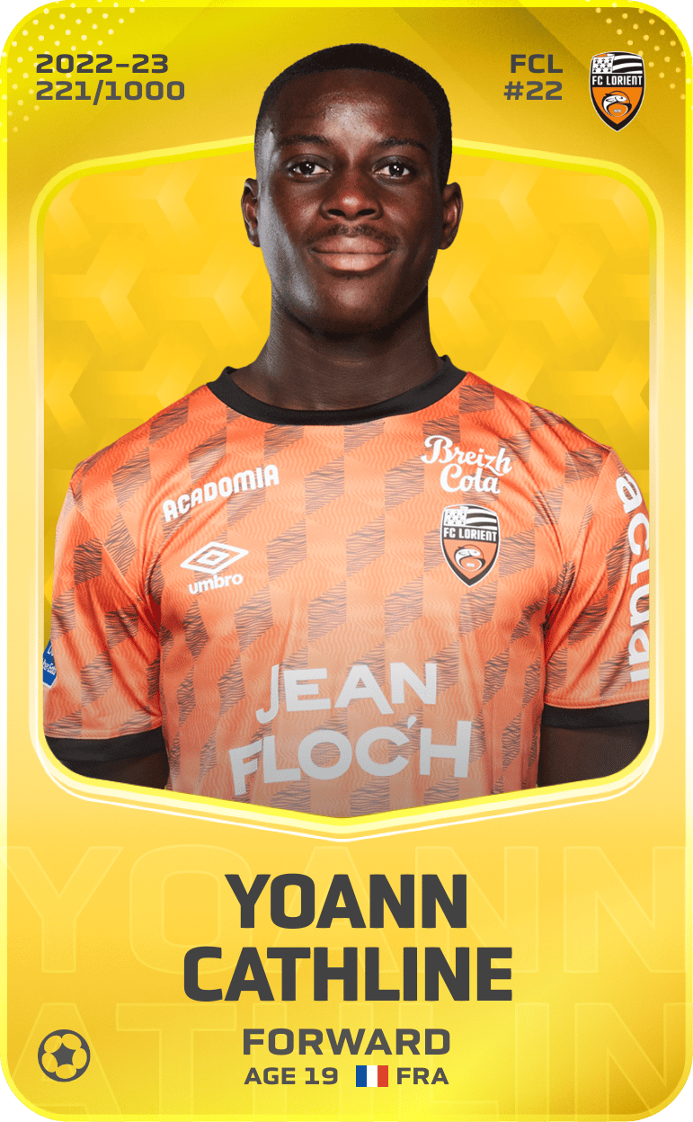Yoann Cathline 2022-23 • Limited 221/1000
