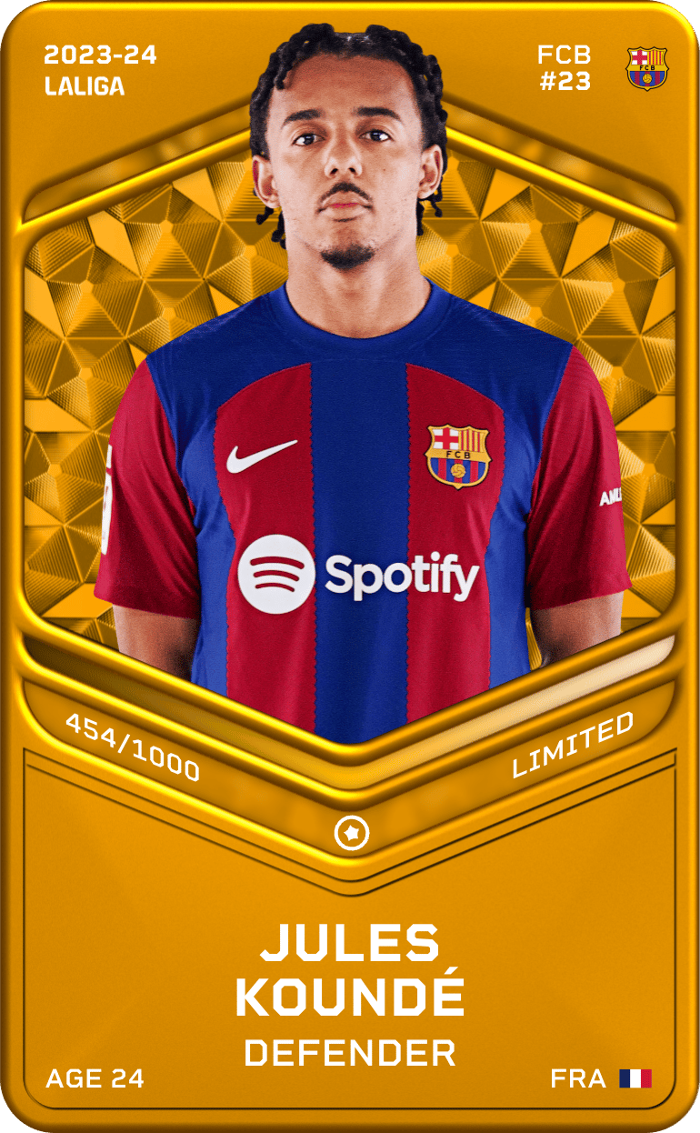 Jules Koundé 2023-24 • Limited 454/1000