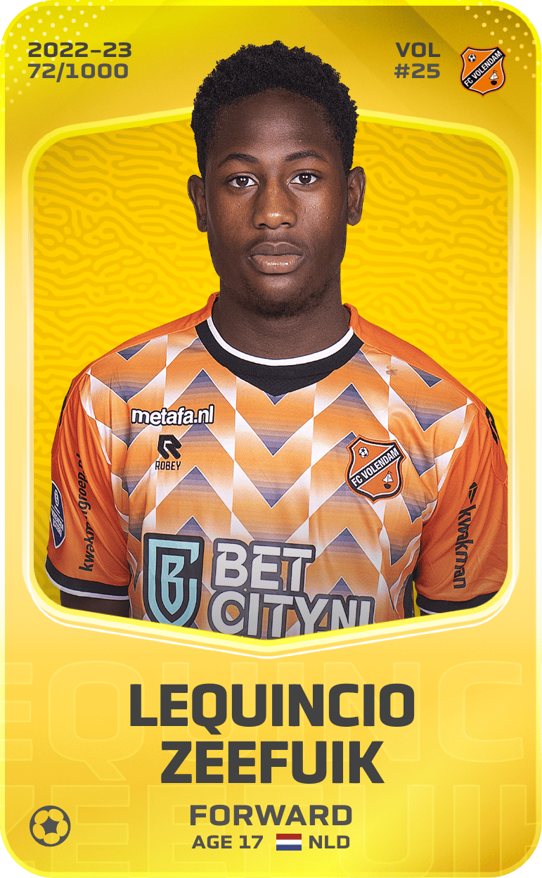 Lequincio Zeefuik 2022-23 • Limited 72/1000