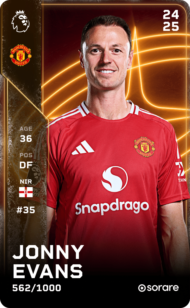 Jonny Evans  2024-25 • Limited 562/1000