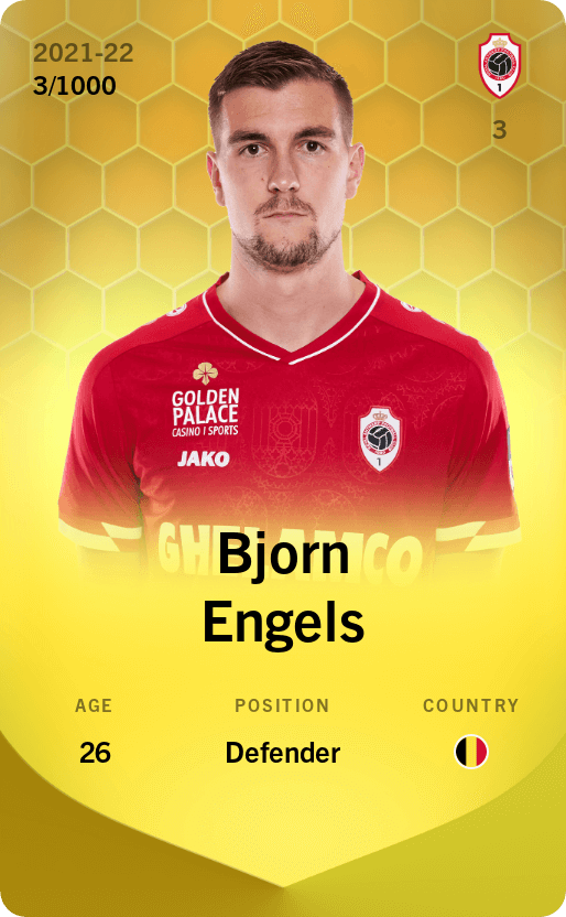 Bjorn Engels 2021-22 • Limited 3/1000
