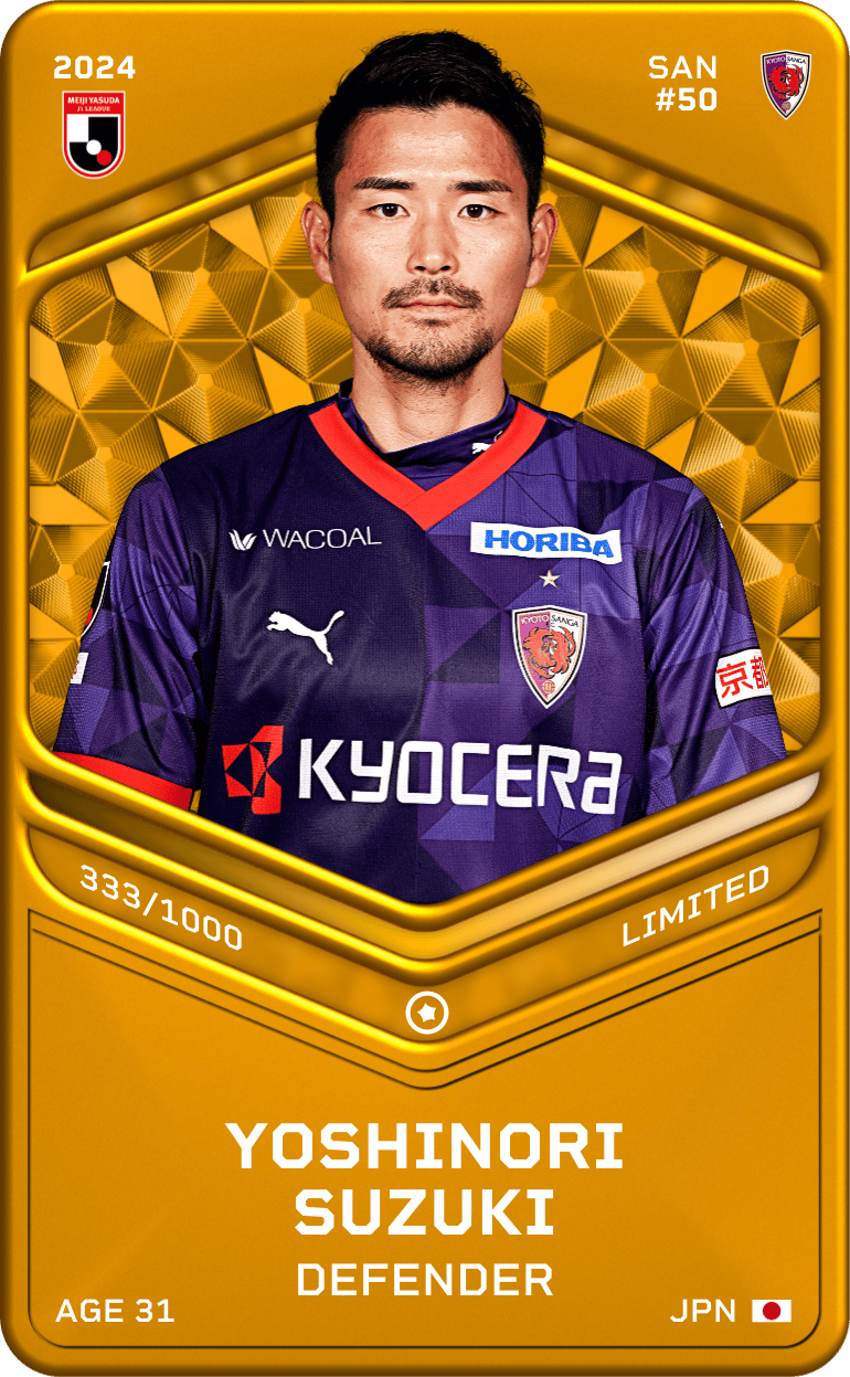 Yoshinori Suzuki 2024-25 • Limited 333/1000