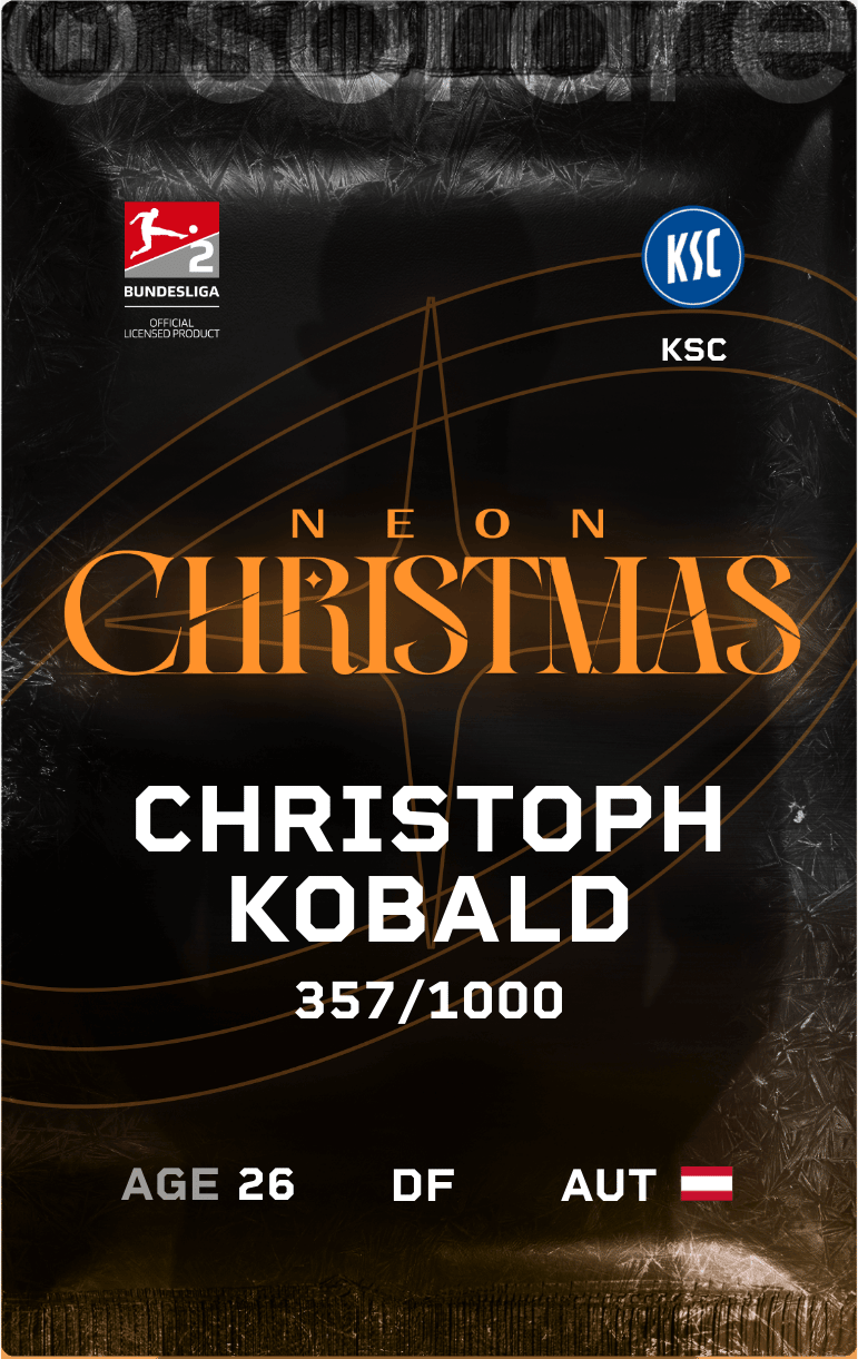 Christoph Kobald 2024-25 • Limited 357/1000