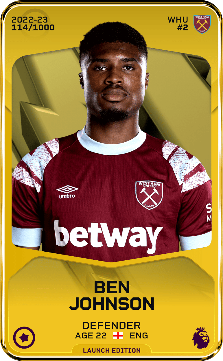 Ben Johnson 2022-23 • Limited 114/1000