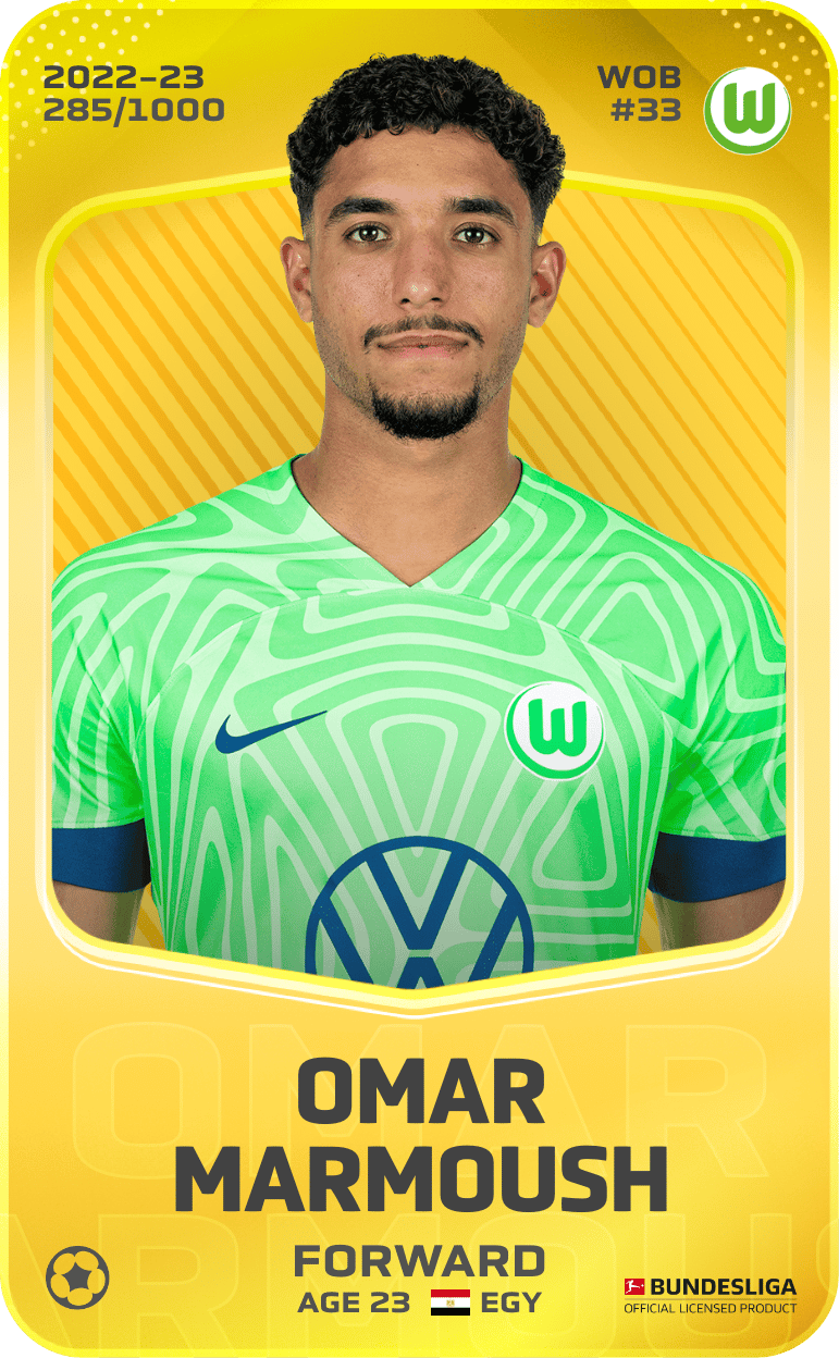 Omar Marmoush 2022-23 • Limited 285/1000