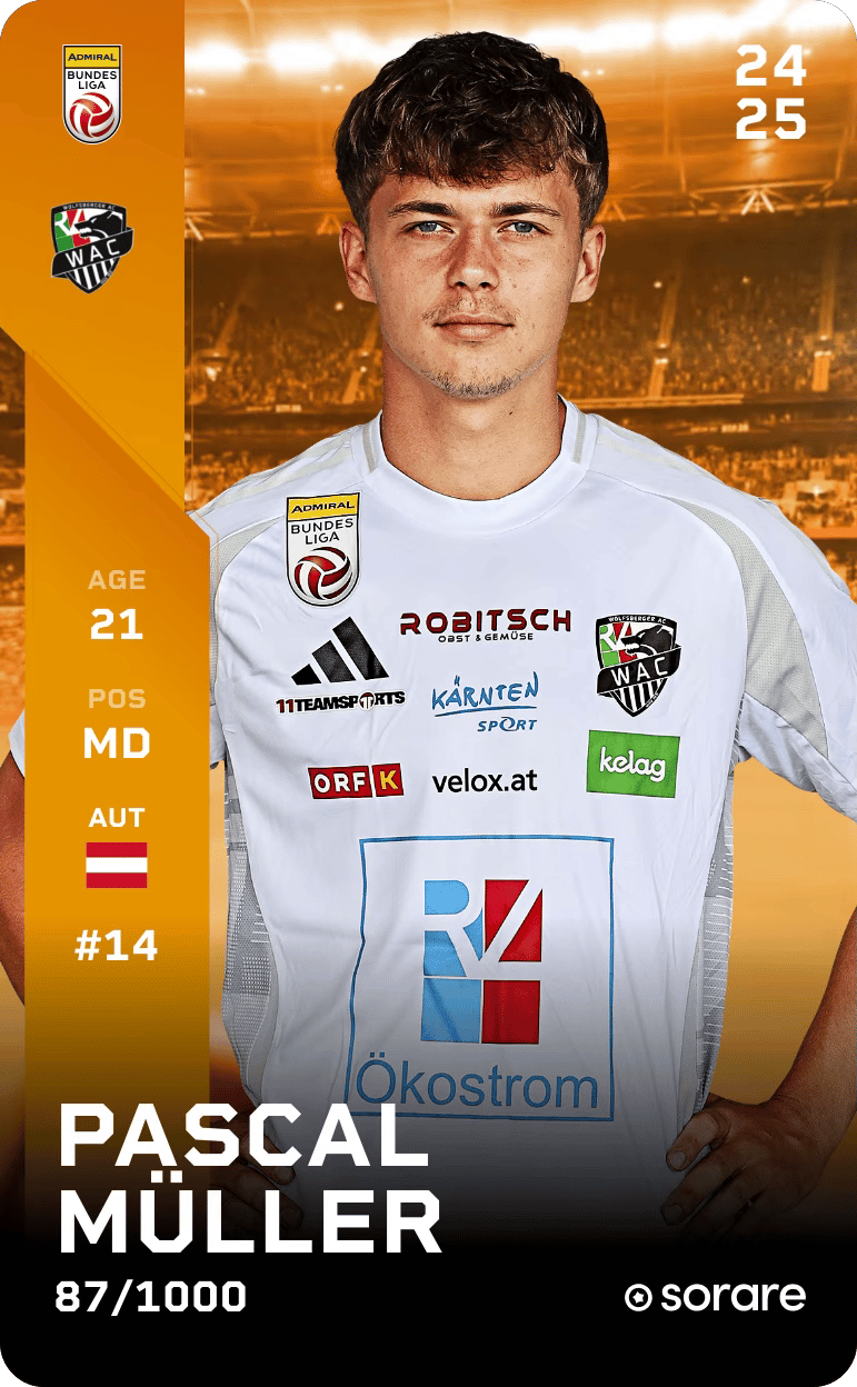 Pascal Müller 2024-25 • Limited 87/1000