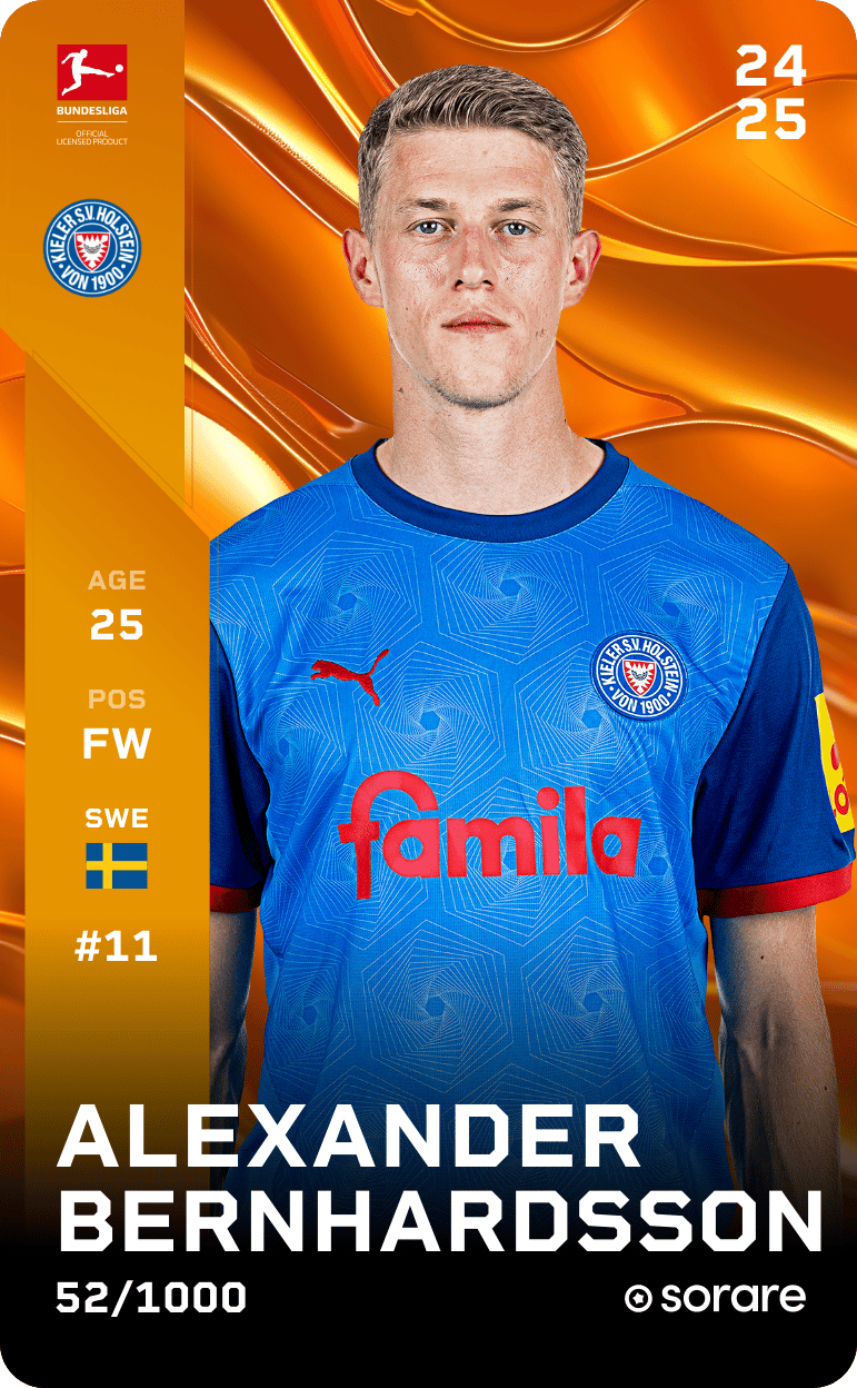 Alexander Bernhardsson 2024-25 • Limited 52/1000