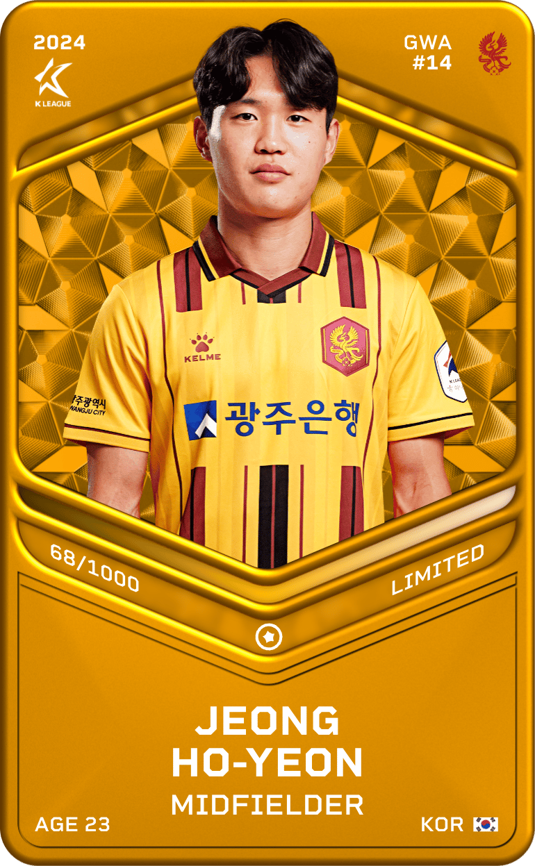Jeong Ho-Yeon 2024-25 • Limited 68/1000