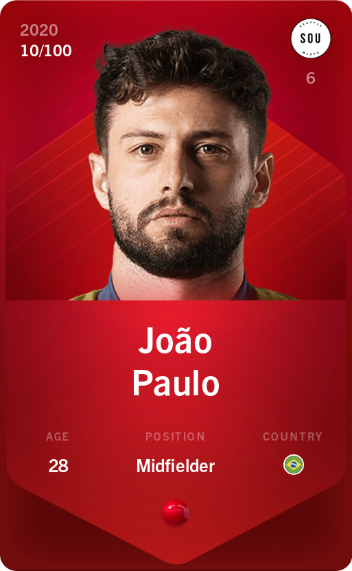 Sorare - Sorare Official - João Paulo 2020-21 • Rare 10/100 - NFT # 109705649160154660367780177693735480748694021252856579411982050543895501171307