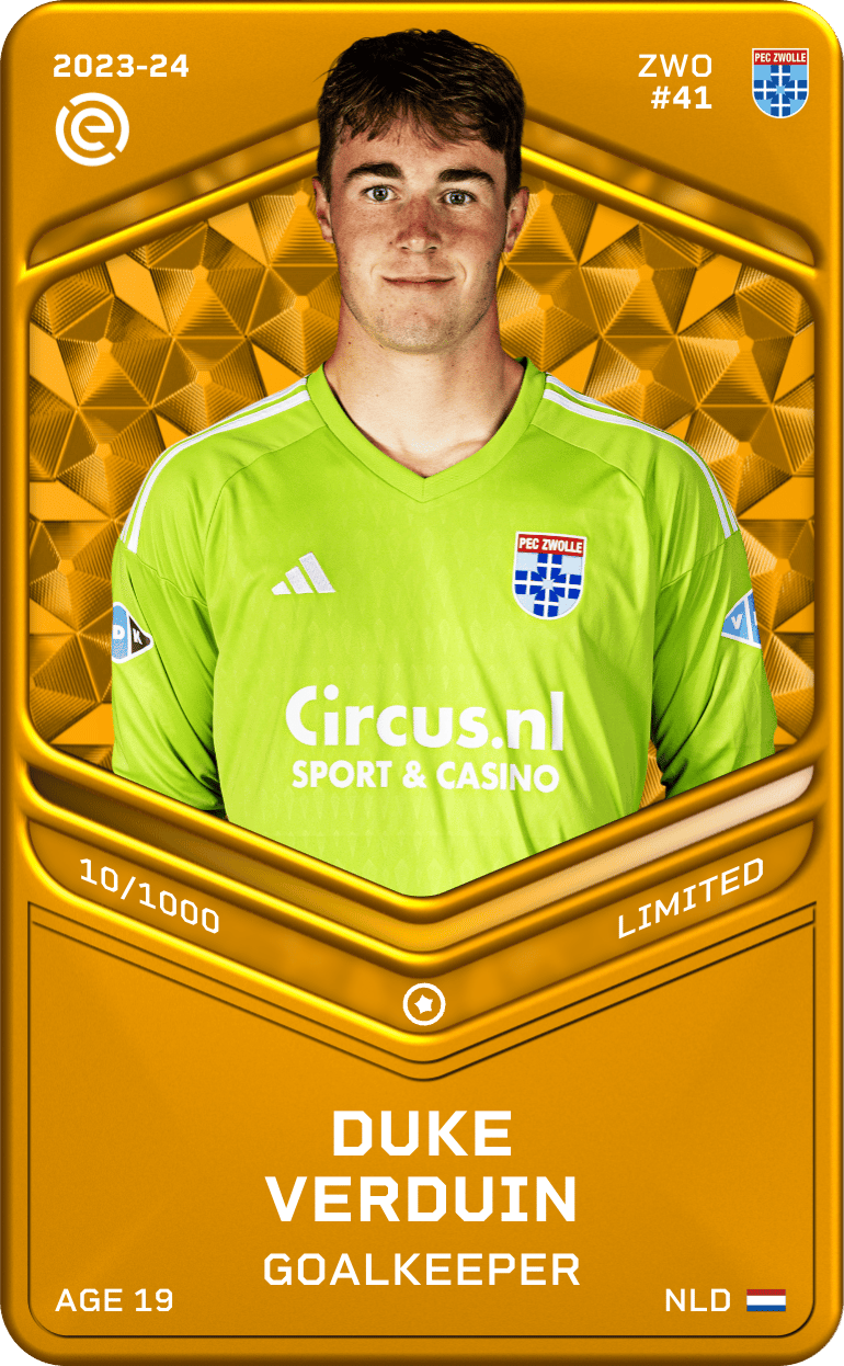 Duke Verduin 2023-24 • Limited 10/1000