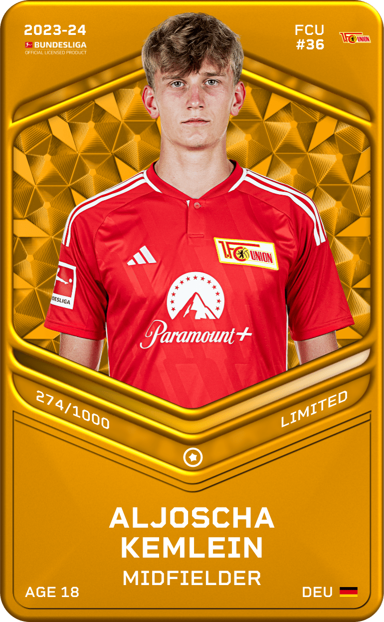 Aljoscha Kemlein 2023-24 • Limited 274/1000