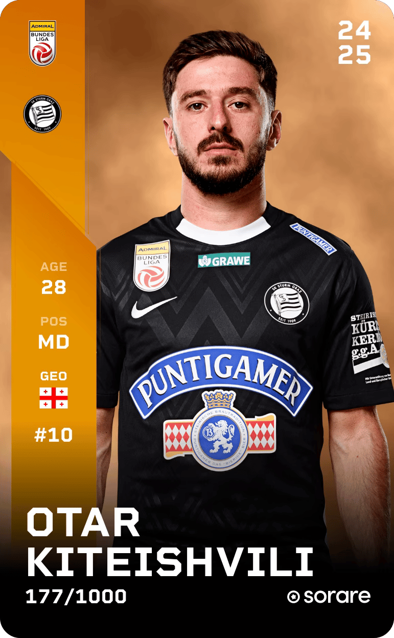 Otar Kiteishvili 2024-25 • Limited 177/1000