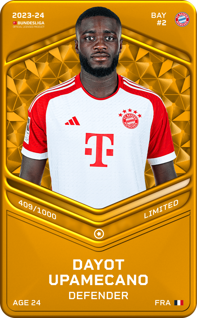 Dayot Upamecano 2023-24 • Limited 409/1000