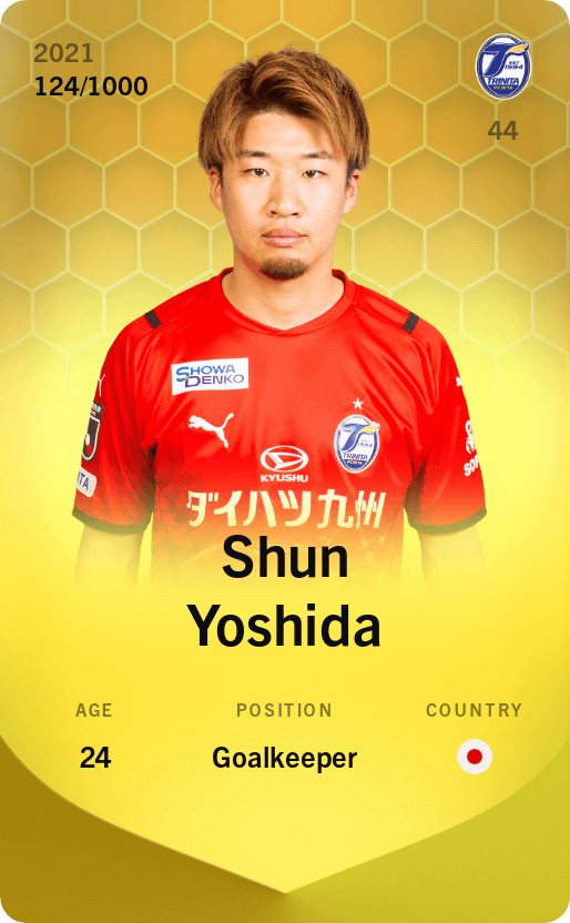 Shun Yoshida 2021-22 • Limited 124/1000