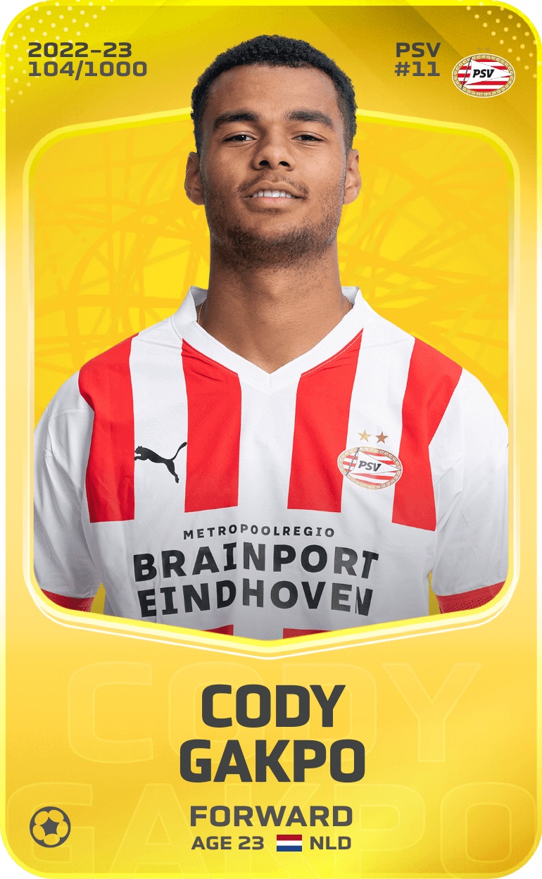 Cody Gakpo 2022-23 • Limited 104/1000