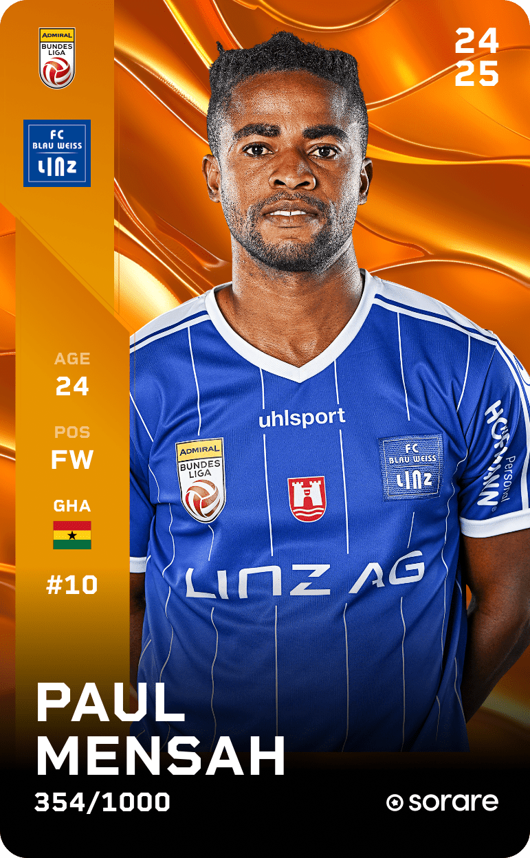Paul Mensah 2024-25 • Limited 354/1000