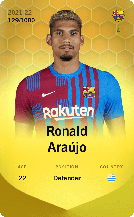 Ronald Araújo 2021-22 • Limited 129/1000