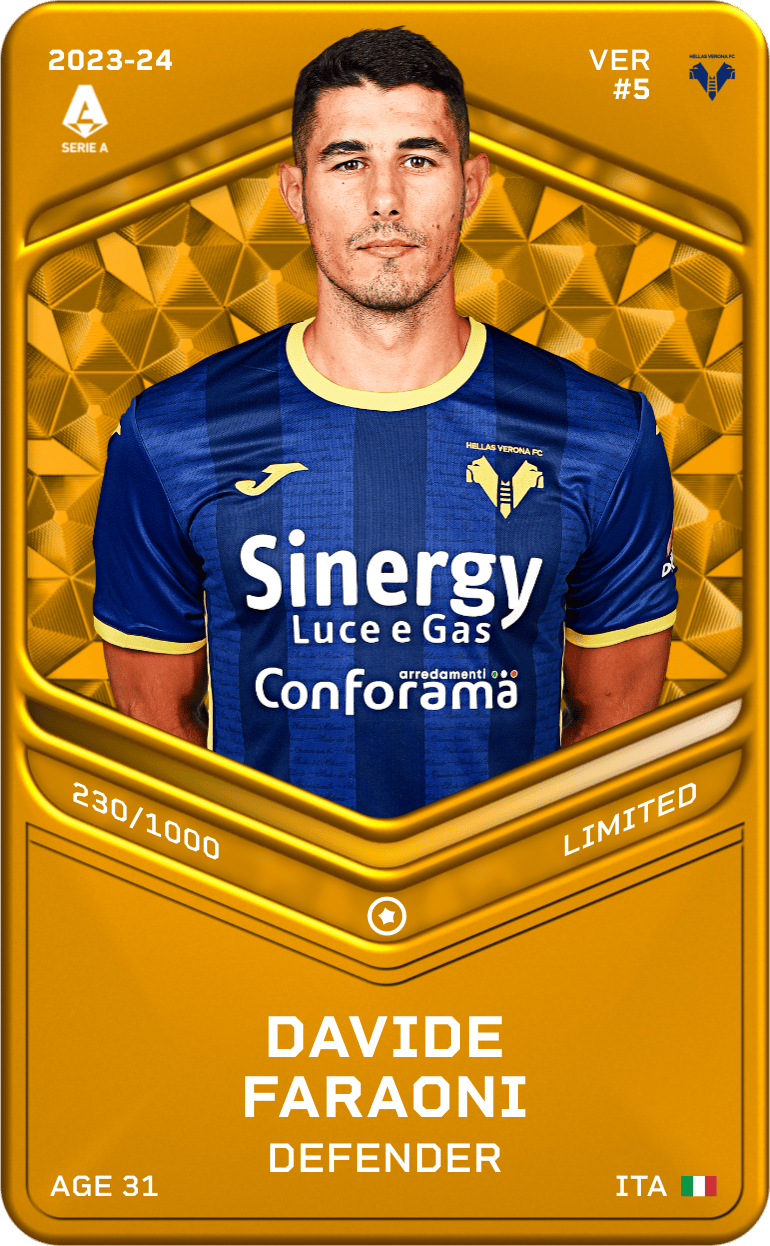 Davide Faraoni 2023-24 • Limited 230/1000