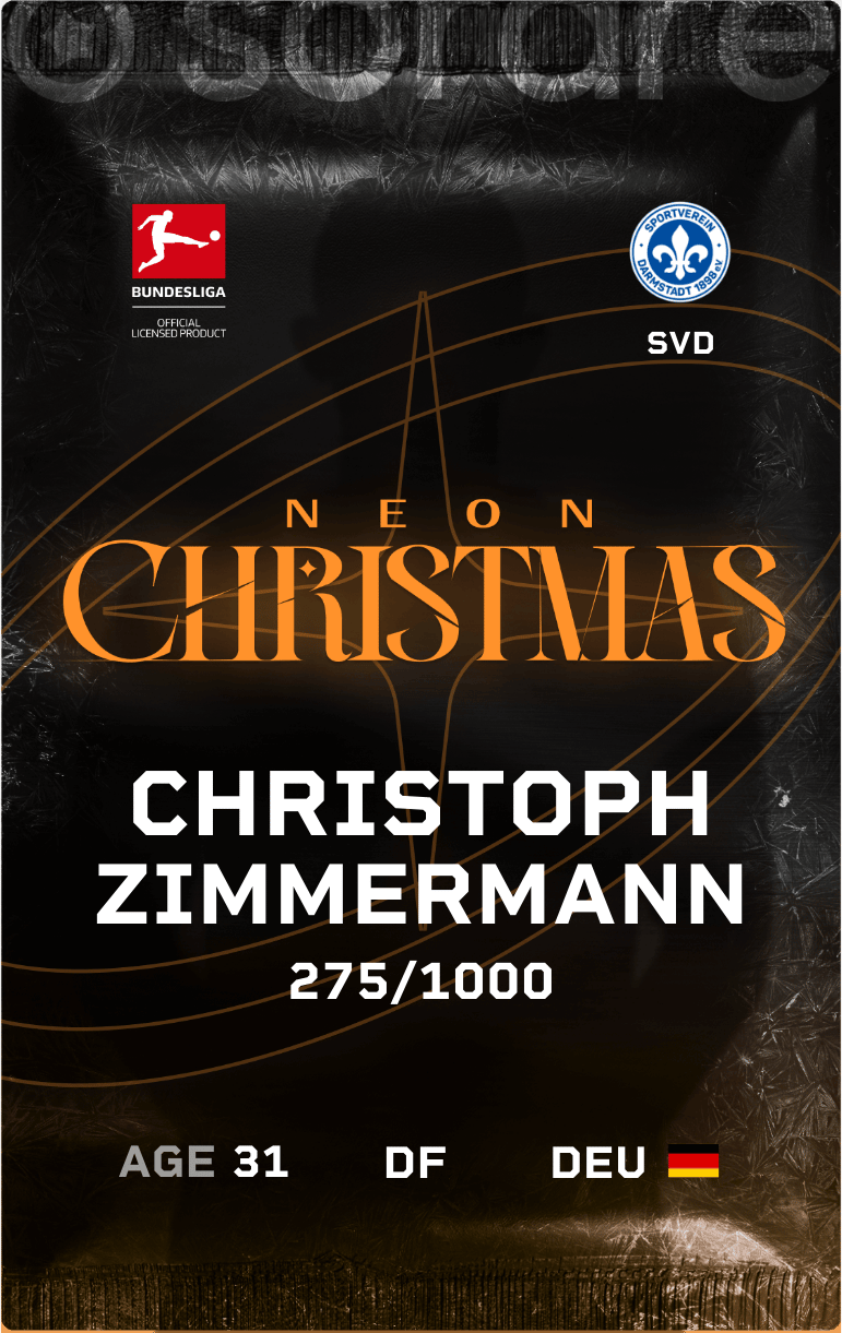 Christoph Zimmermann 2024-25 • Limited 275/1000