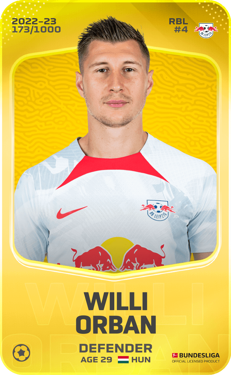 Willi Orban 2022-23 • Limited 173/1000