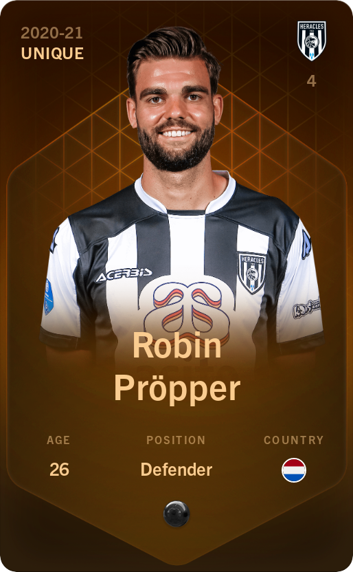 Sorare - Sorare Official - Robin Pröpper 2020-21 • Unique - NFT # 100028063589416381244180229148890626745434551954247748062627671882636668186673