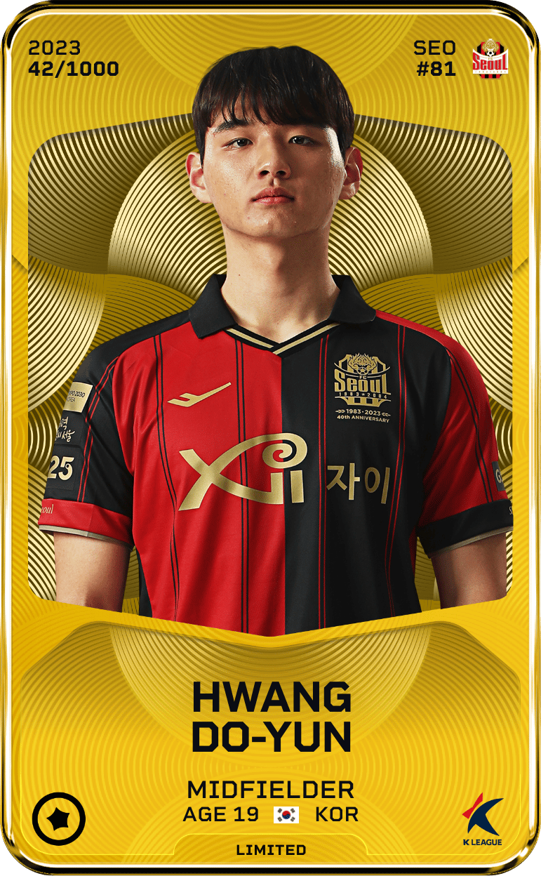 Hwang Do-Yun 2023-24 • Limited 42/1000