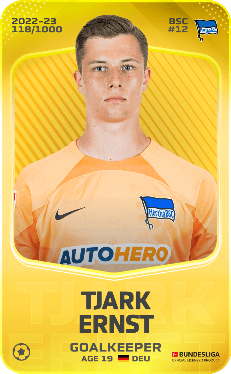 Tjark Ernst 2022-23 • Limited 118/1000