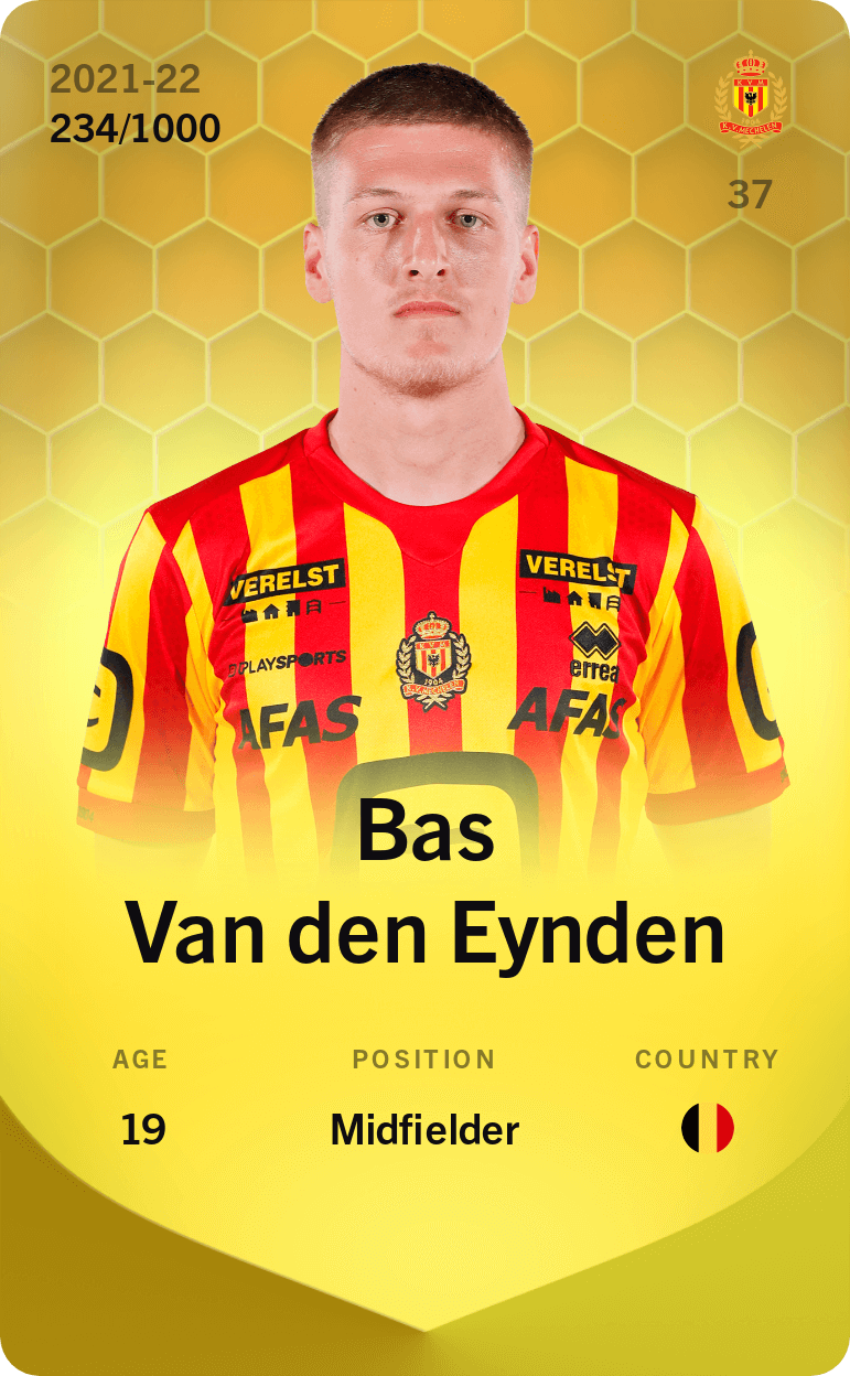 Bas Van den Eynden 2021-22 • Limited 234/1000