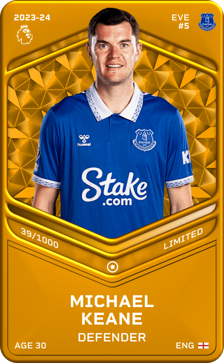 Michael Keane 2023-24 • Limited 39/1000