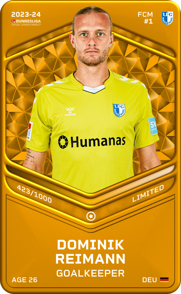 Dominik Reimann 2023-24 • Limited 423/1000