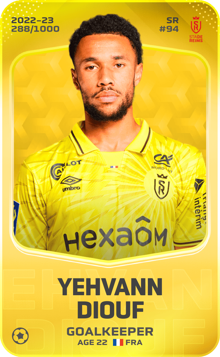 Yehvann Diouf 2022-23 • Limited 288/1000