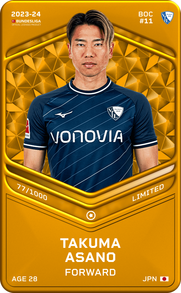 Takuma Asano 2023-24 • Limited 77/1000