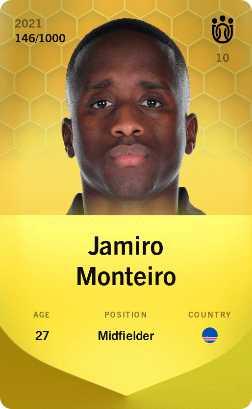 Jamiro Monteiro 2021-22 • Limited 146/1000