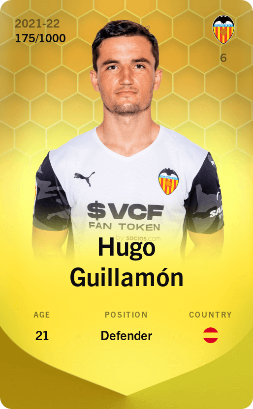 Hugo Guillamón 2021-22 • Limited 175/1000