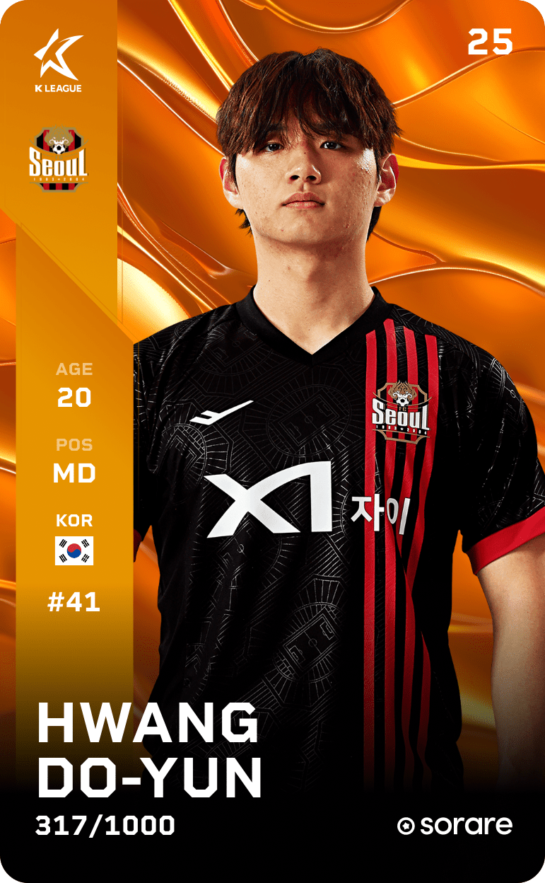 Hwang Do-Yun 2025-26 • Limited 317/1000