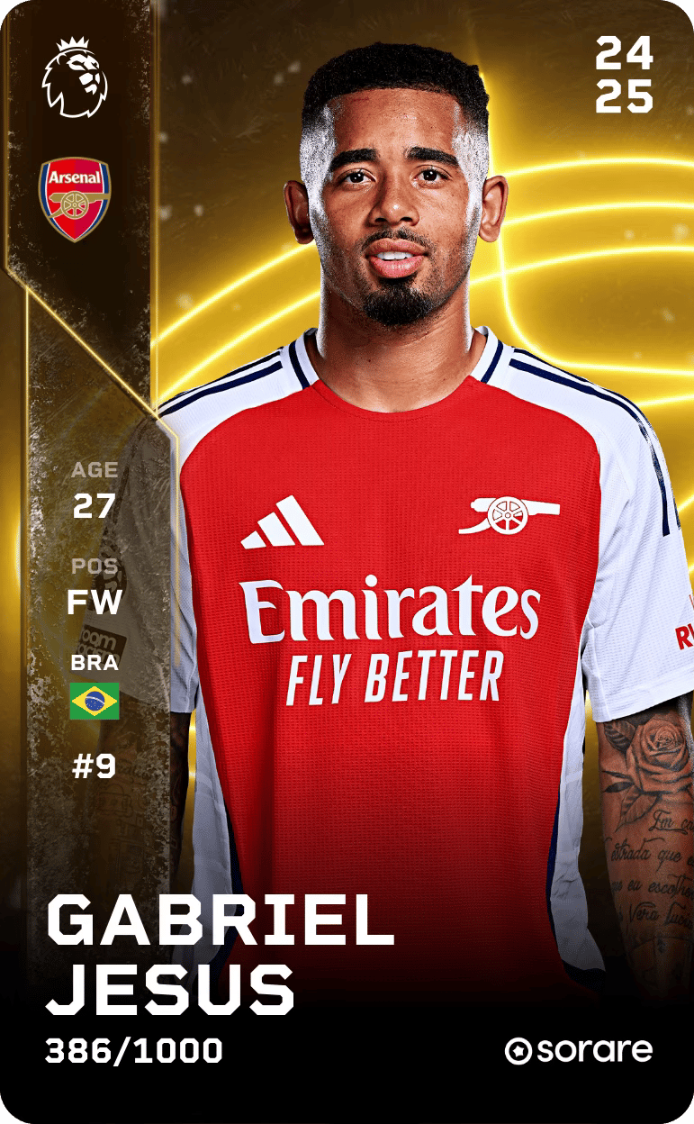 Gabriel Jesus 2024-25 • Limited 386/1000