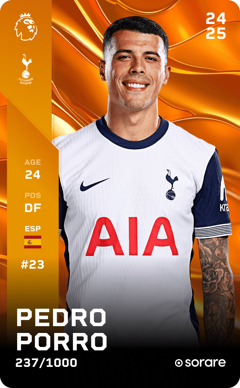 Pedro Porro 2024-25 • Limited 237/1000
