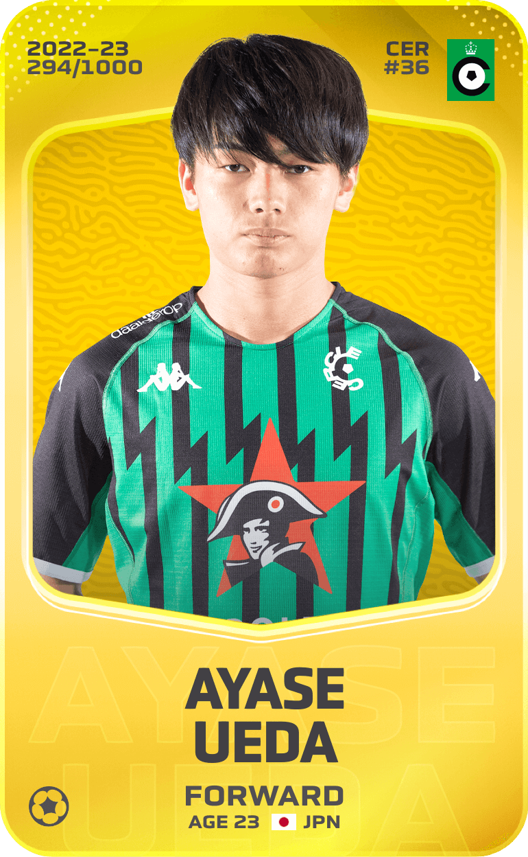 Ayase Ueda 2022-23 • Limited 294/1000