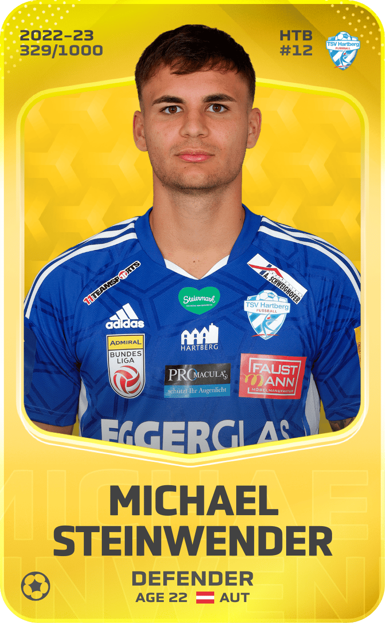 Michael Steinwender 2022-23 • Limited 329/1000