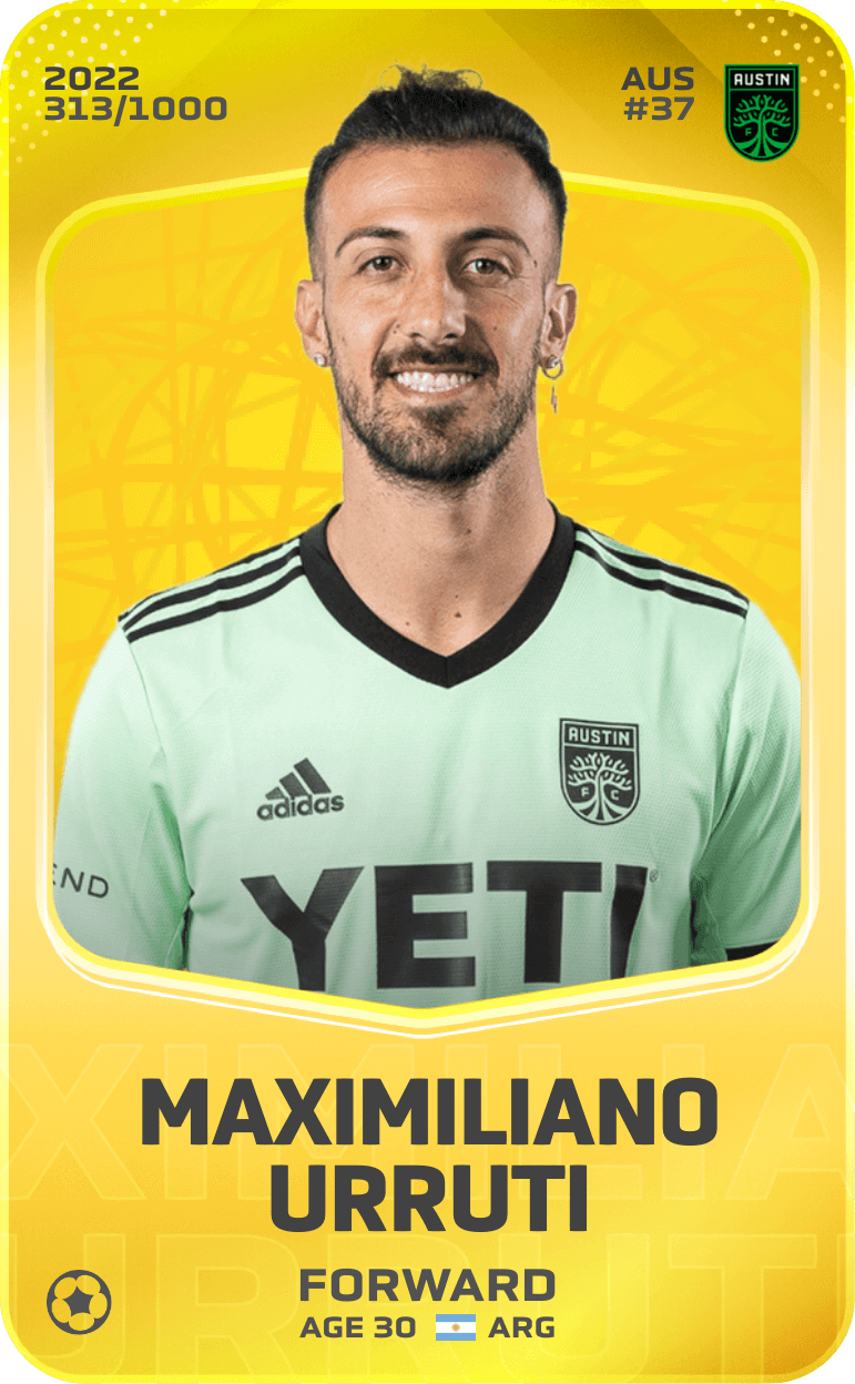 Maximiliano Urruti 2022-23 • Limited 313/1000