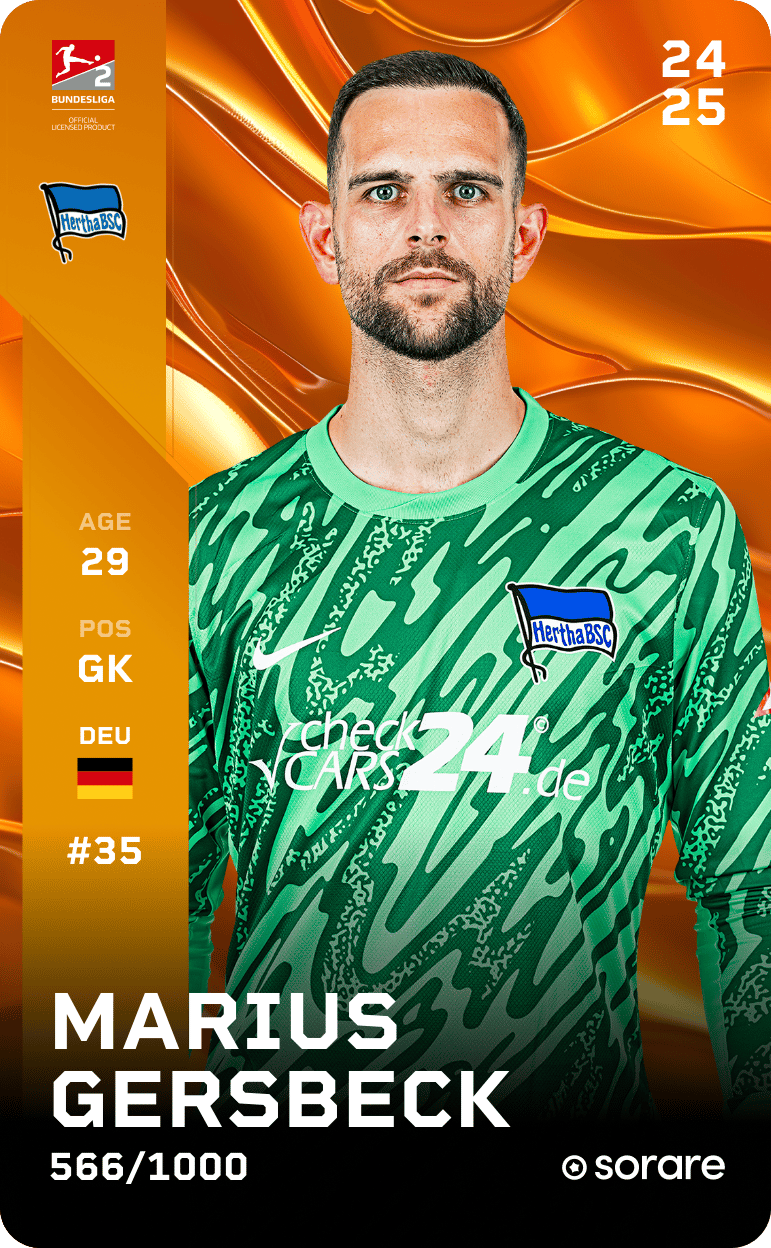 Marius Gersbeck 2024-25 • Limited 566/1000