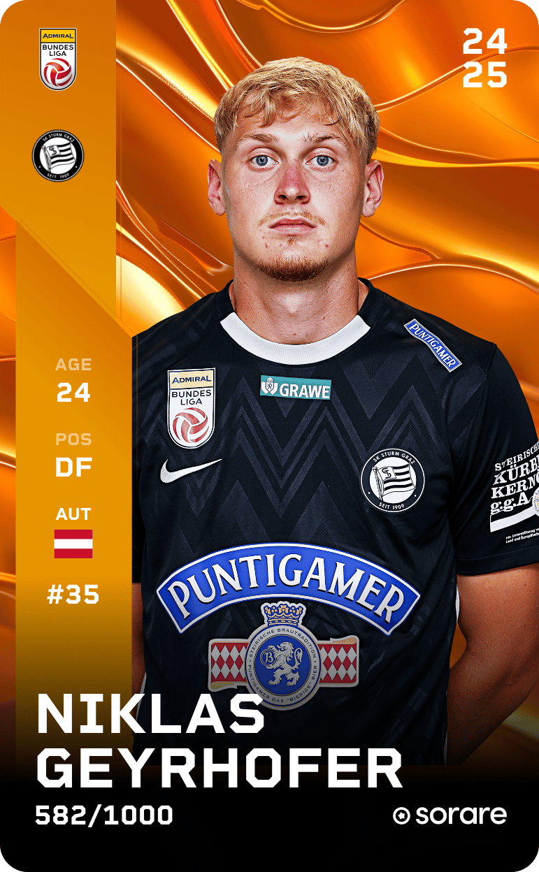 Niklas Geyrhofer 2024-25 • Limited 582/1000