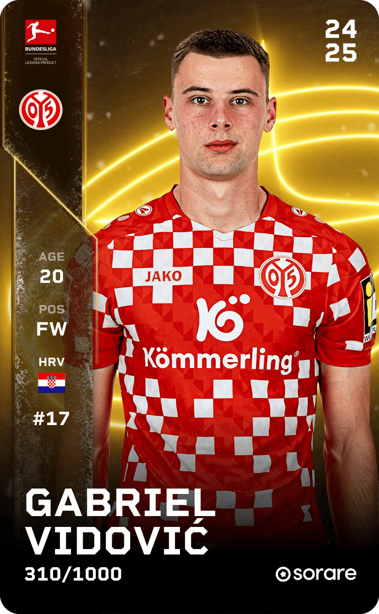 Gabriel Vidović 2024-25 • Limited 310/1000