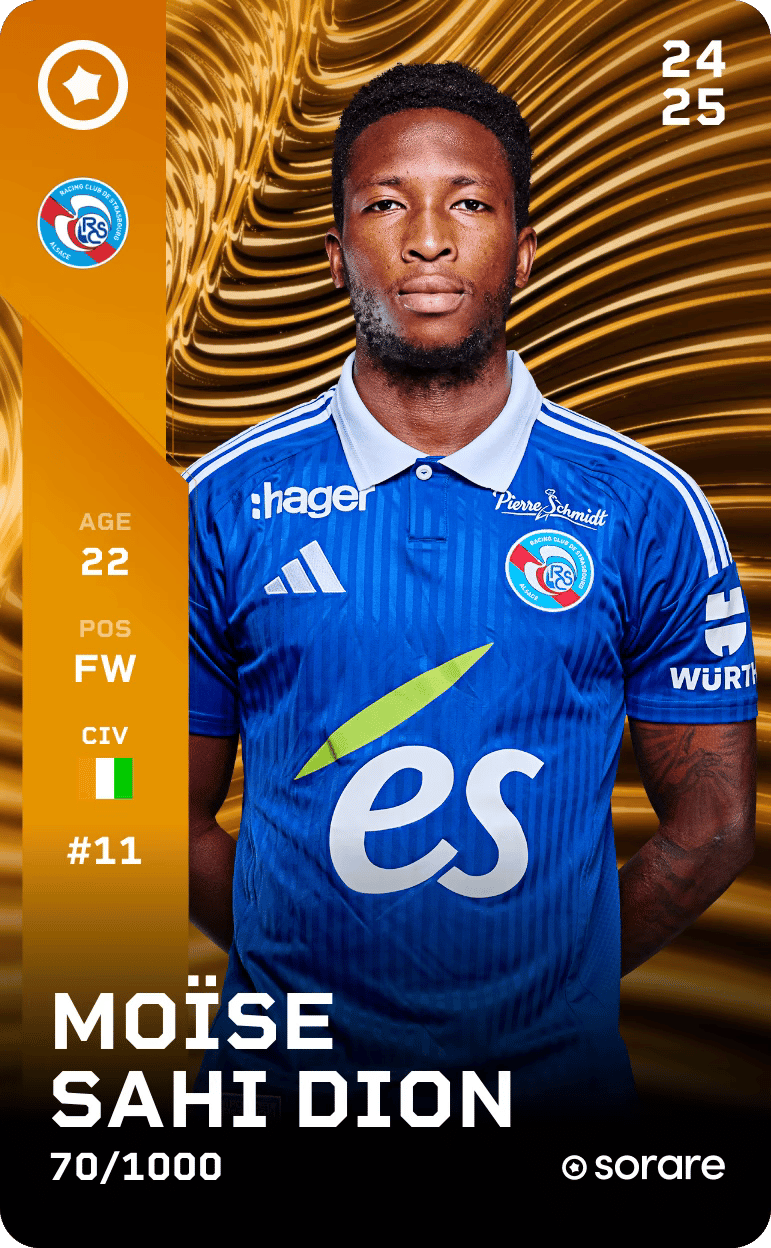 Moïse Sahi Dion 2024-25 • Limited 70/1000