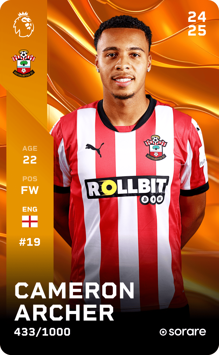 Cameron Archer 2024-25 • Limited 433/1000
