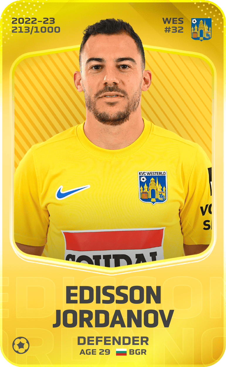 Edisson Jordanov 2022-23 • Limited 213/1000