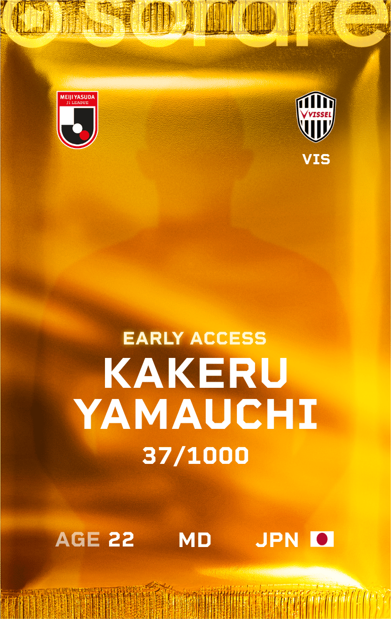 Kakeru Yamauchi 2025-26 • Limited 37/1000