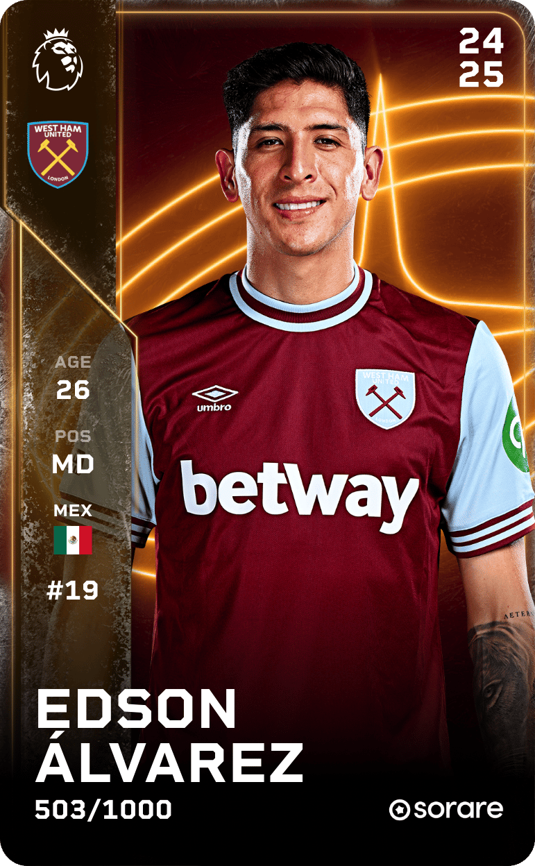Edson Álvarez 2024-25 • Limited 503/1000