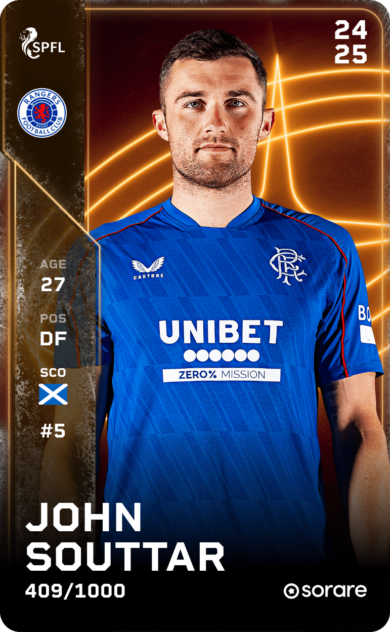 John Souttar 2024-25 • Limited 409/1000